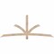 Ekena Millwork Davenport Smooth Timber Gable Bracket, Douglas Fir, 84"W x 35"H x 1 1/2"D x 3 1/2"F, 10/12 Pitch GBW084X35X0204DAV00SDF - alternate 1